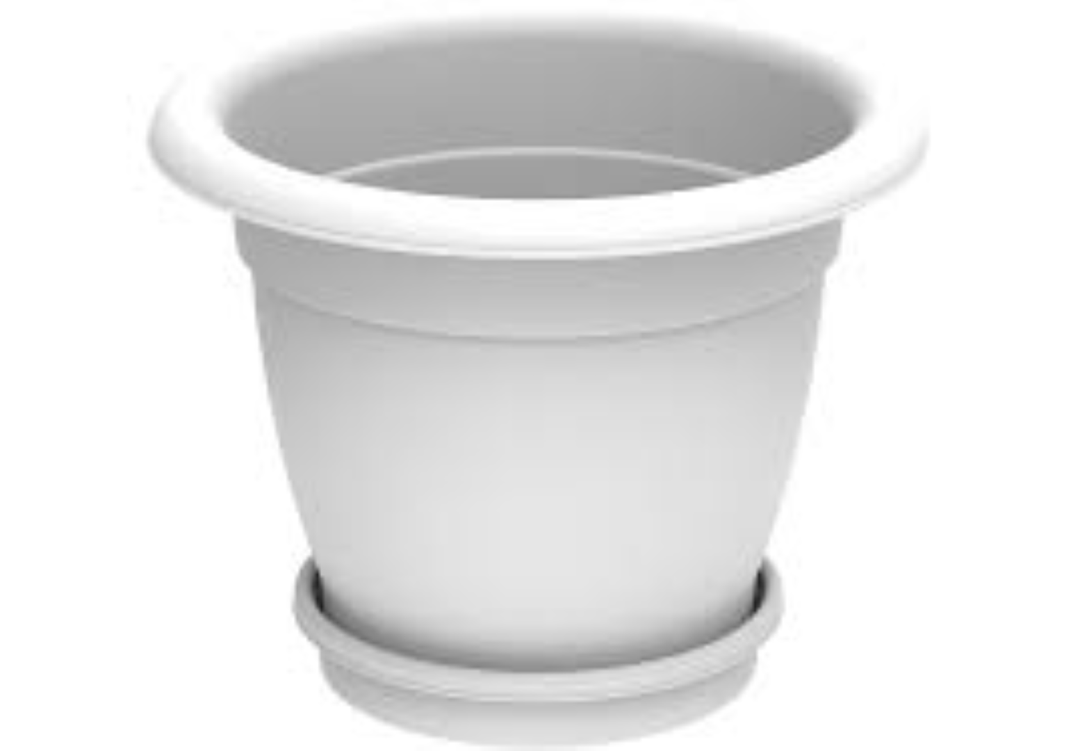 COMPLAST FLOWER POTS WITH PLATES 20